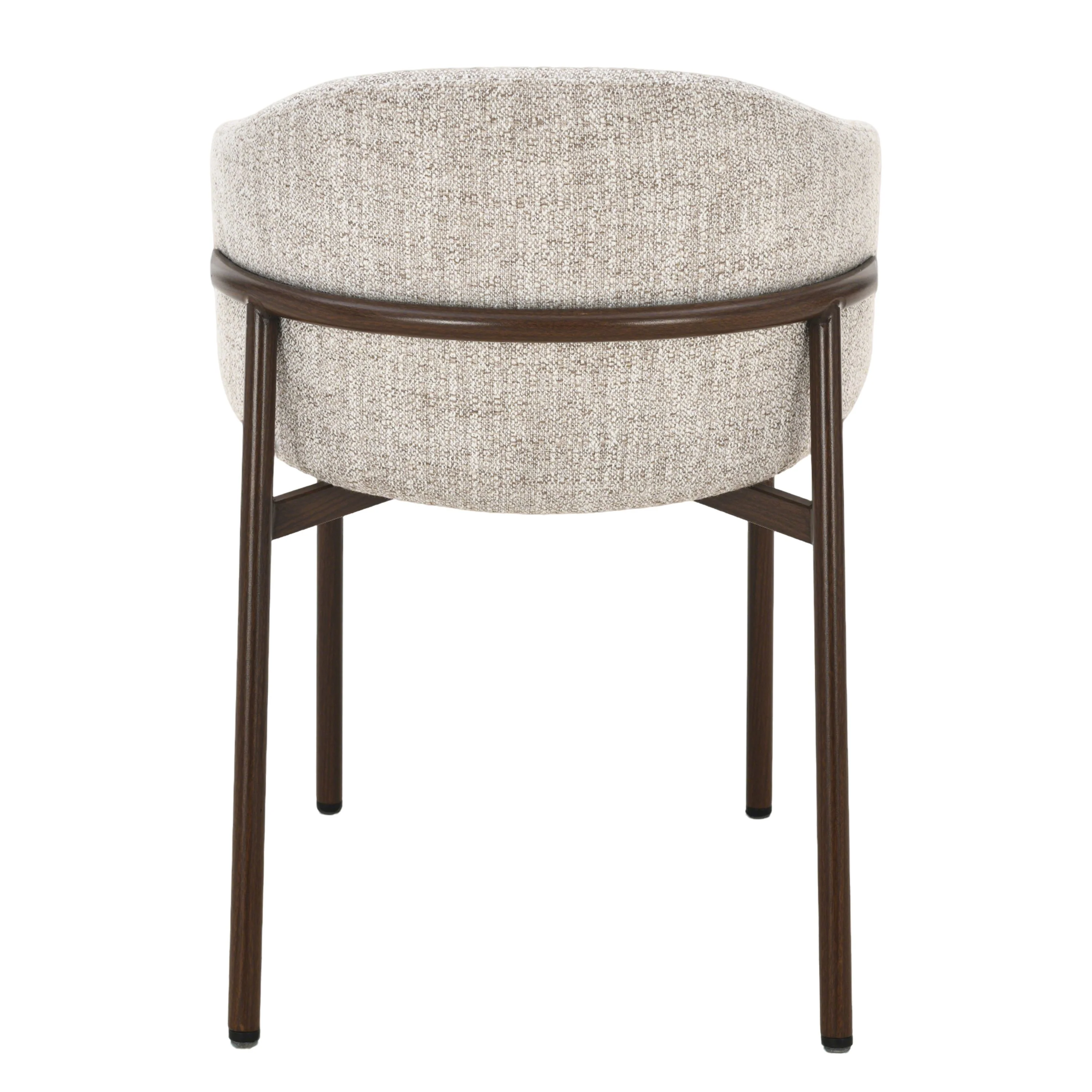 Jenna Eetkamerstoel - Beige - Walnoot Poten - Image 7