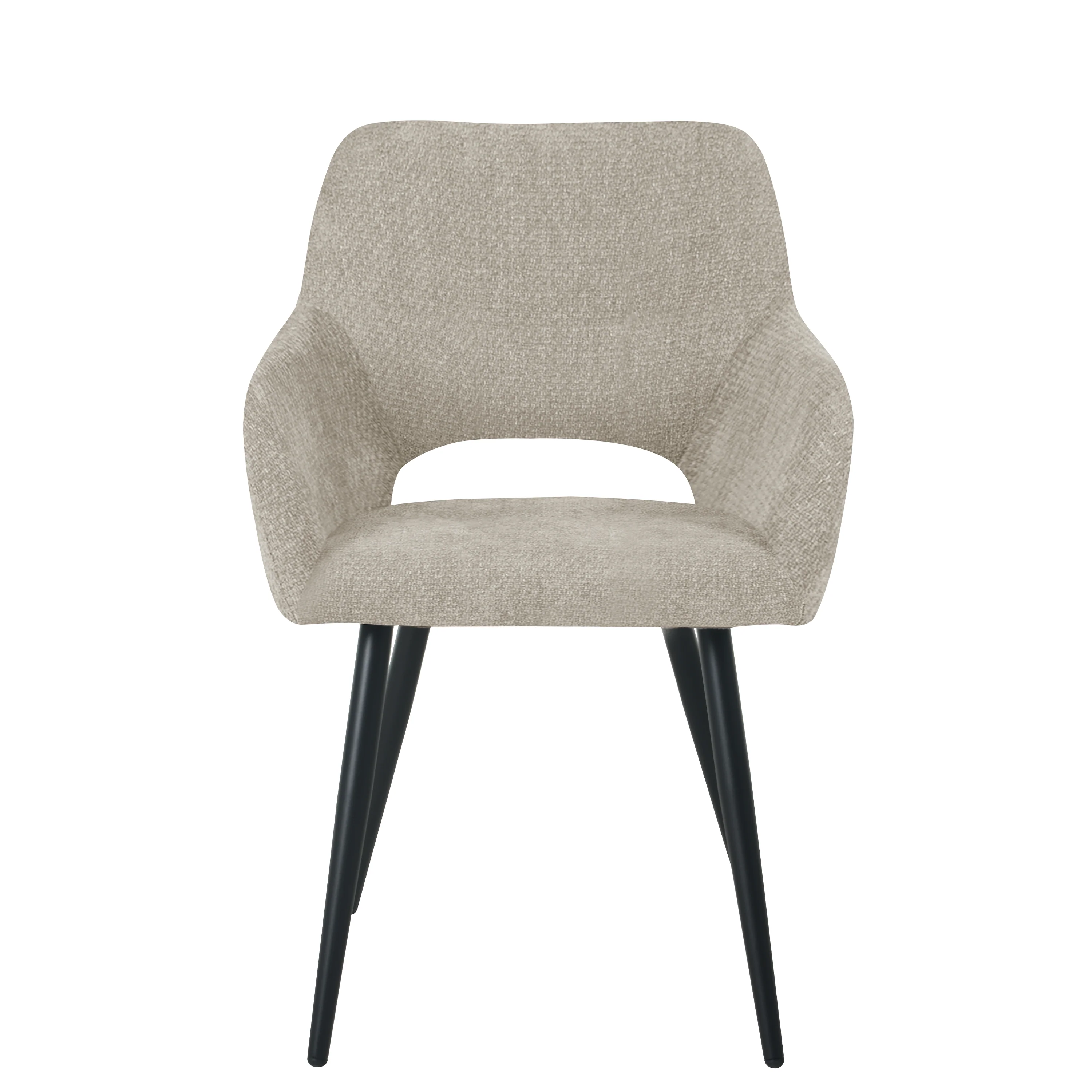 Jesper Eetkamerstoel - Beige - Chenille - Image 3