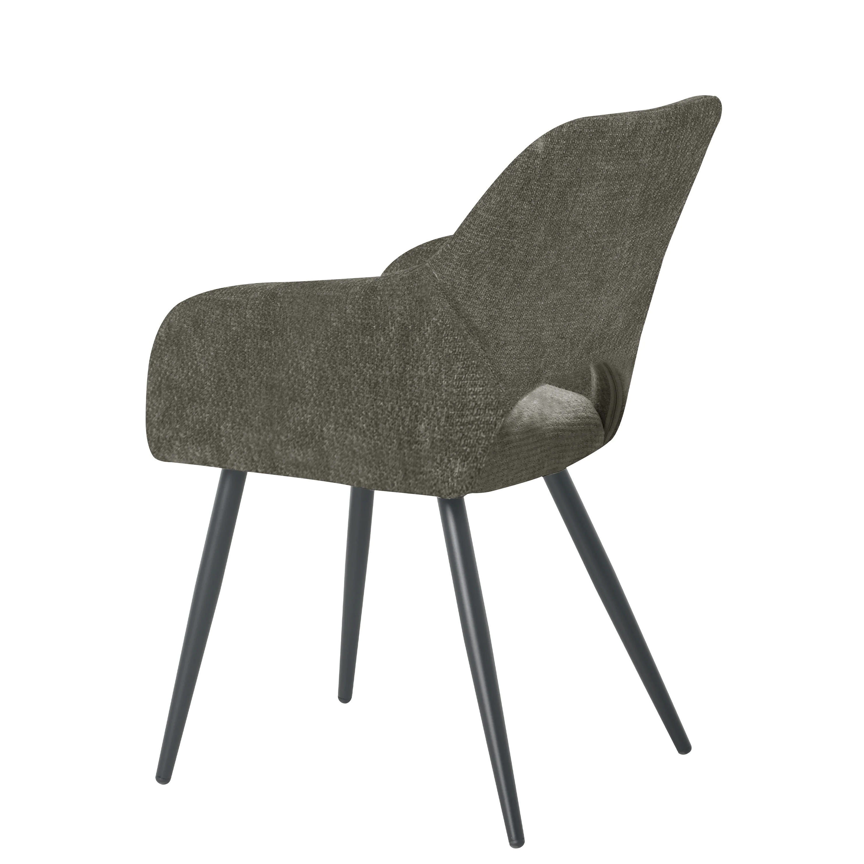 Jesper Eetkamerstoel - Khaki - Chenille - Image 5