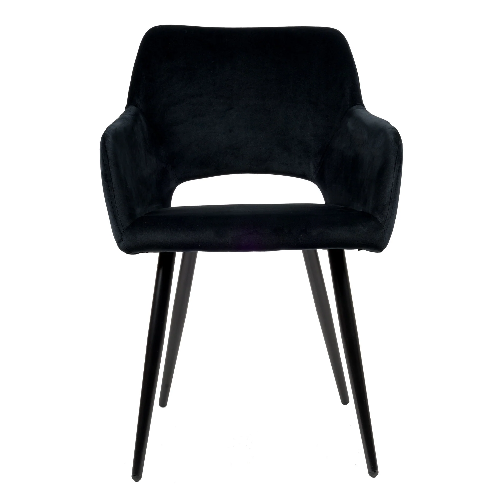 Jesper Eetkamerstoel - Zwart - Velvet - Image 2