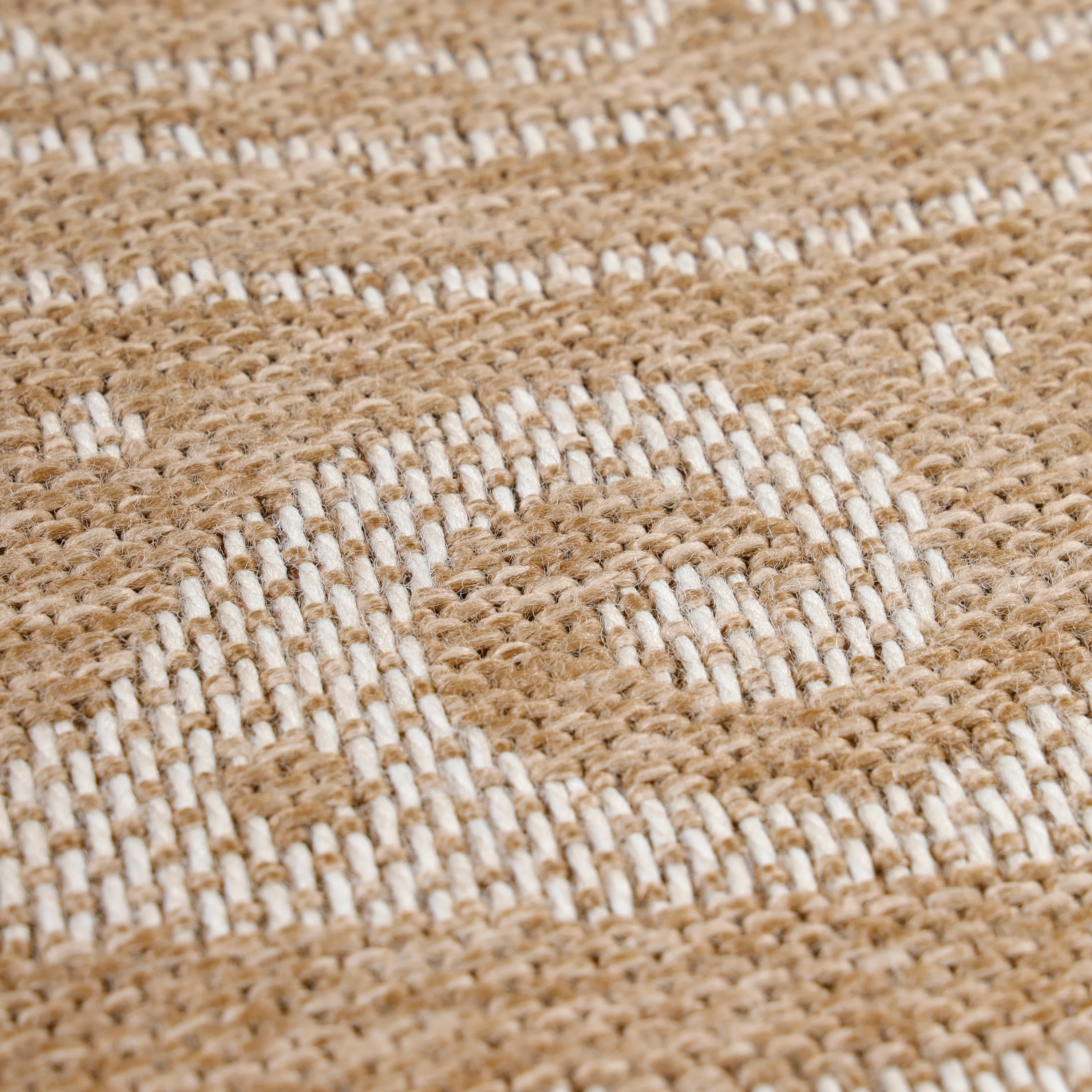 Jute Look Vloerkleed - Rond - Beige Patroon - Image 6