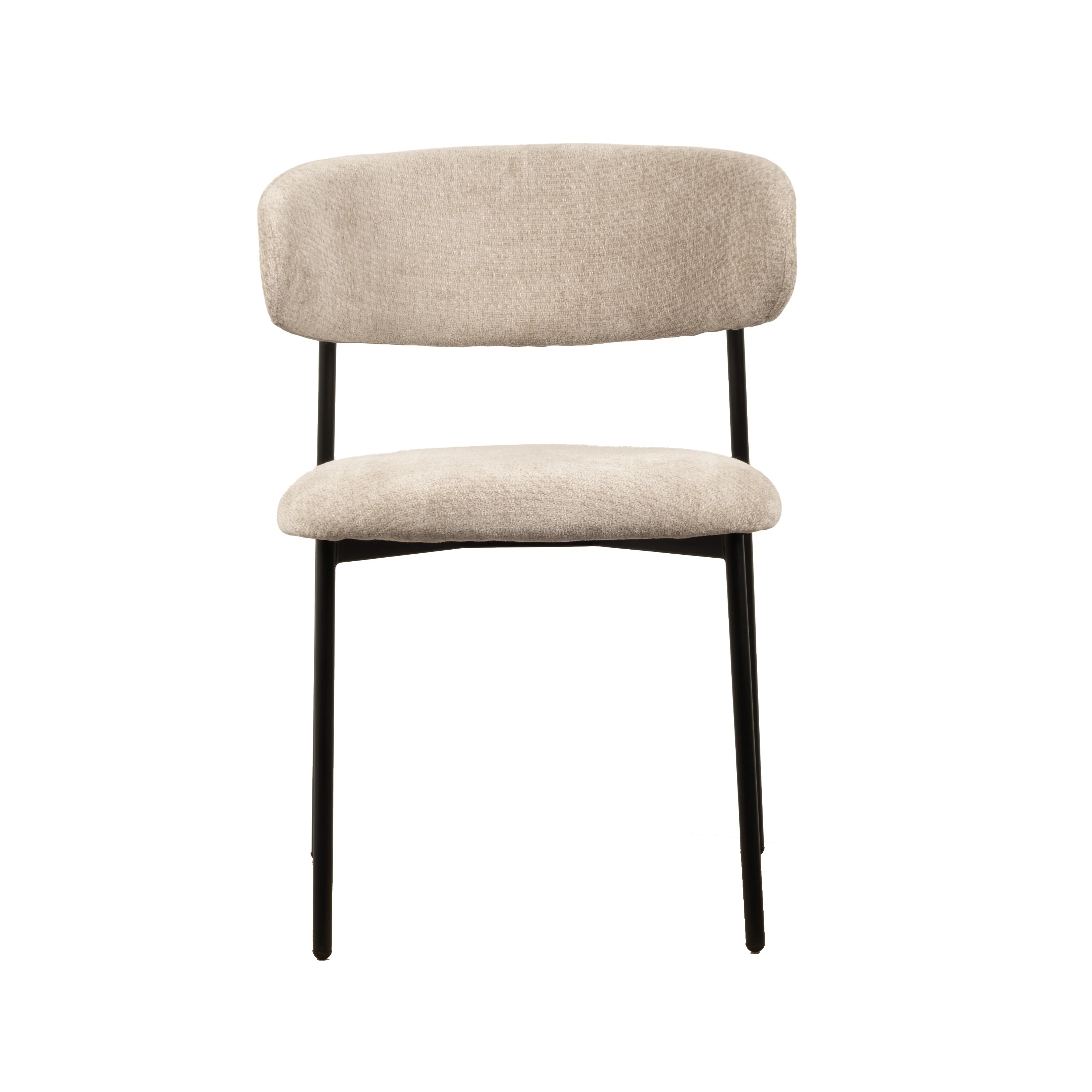 Kiara Eetkamerstoel - Beige Chenille - Image 3