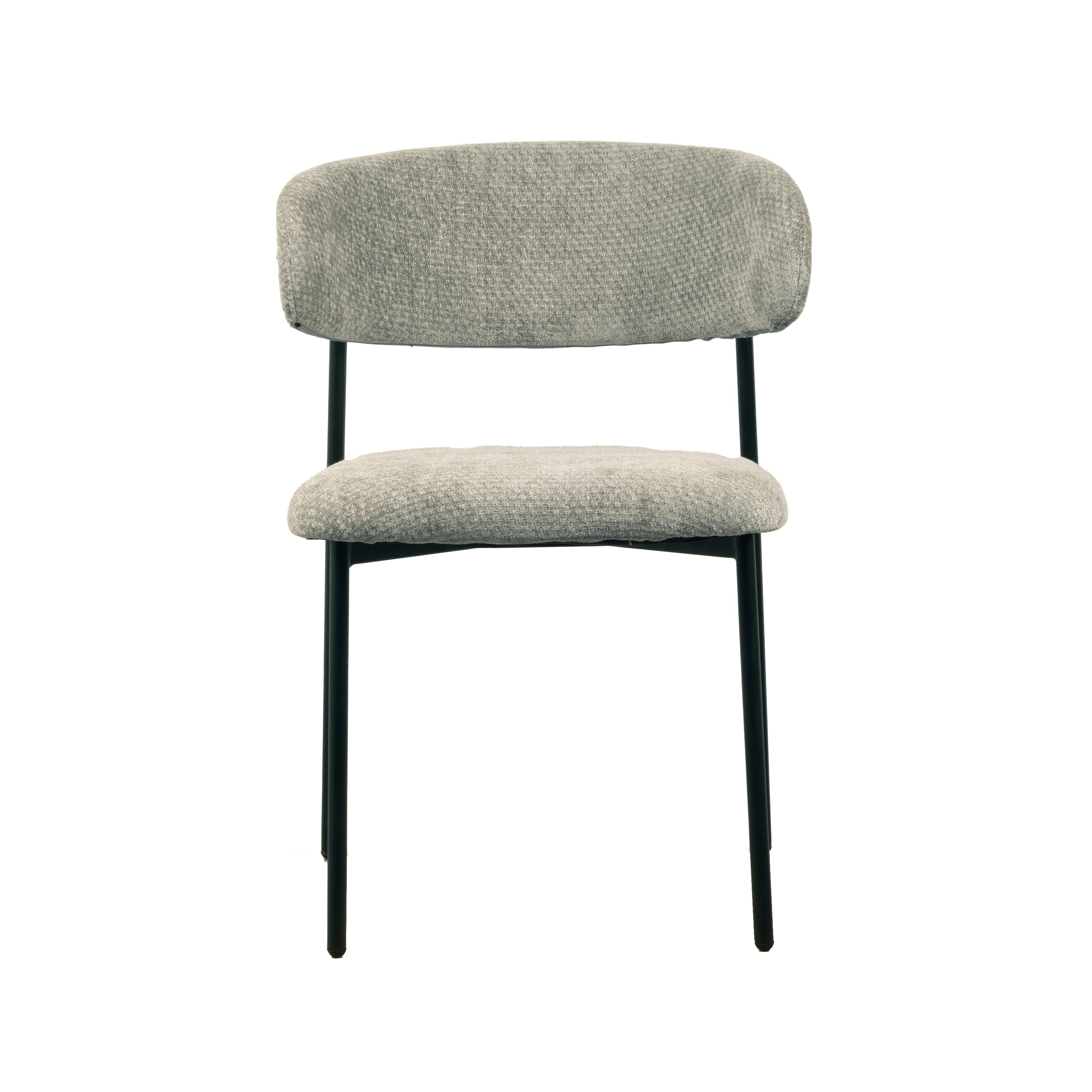 Kiara Eetkamerstoel - Grijs Chenille - Image 3