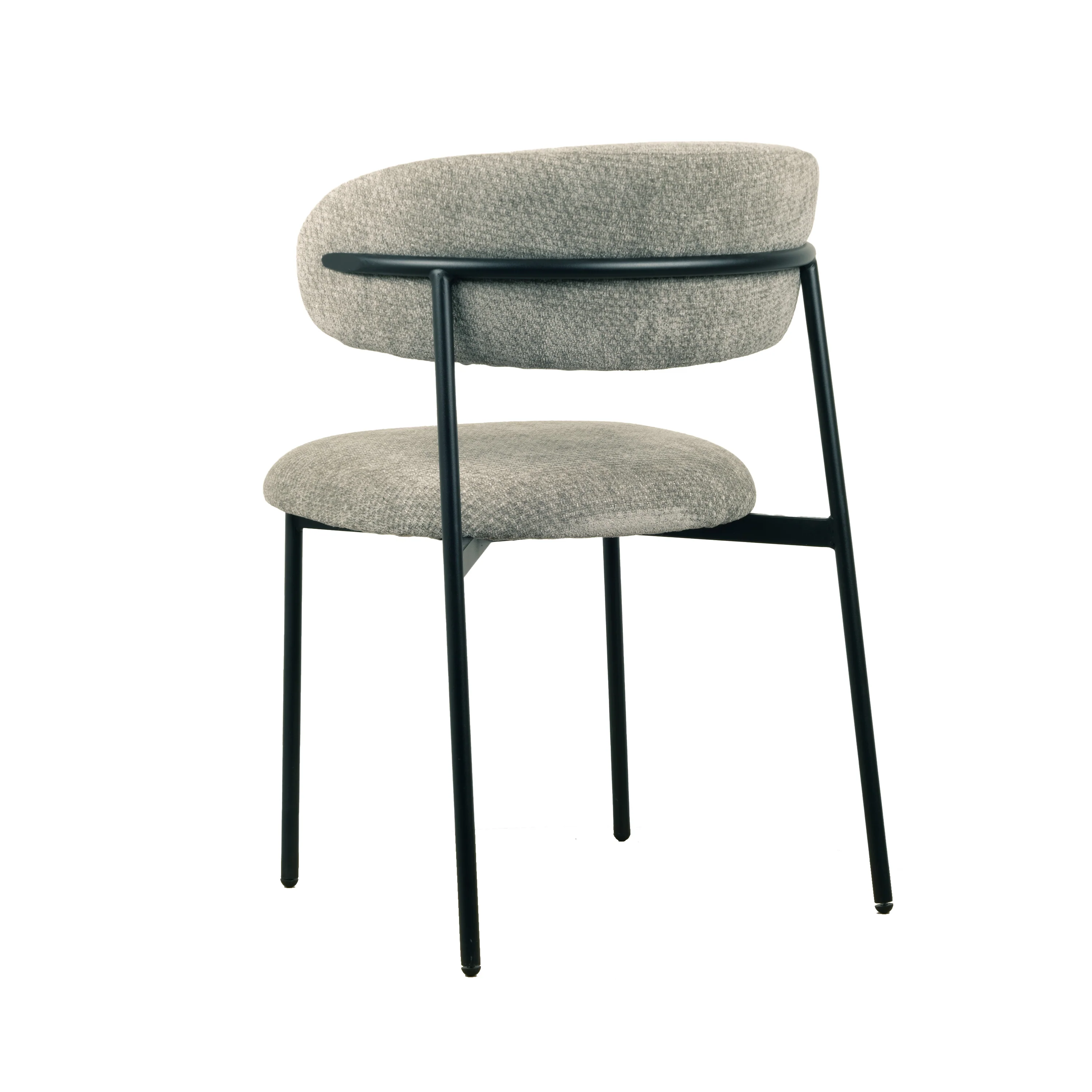 Kiara Eetkamerstoel - Grijs Chenille - Image 5