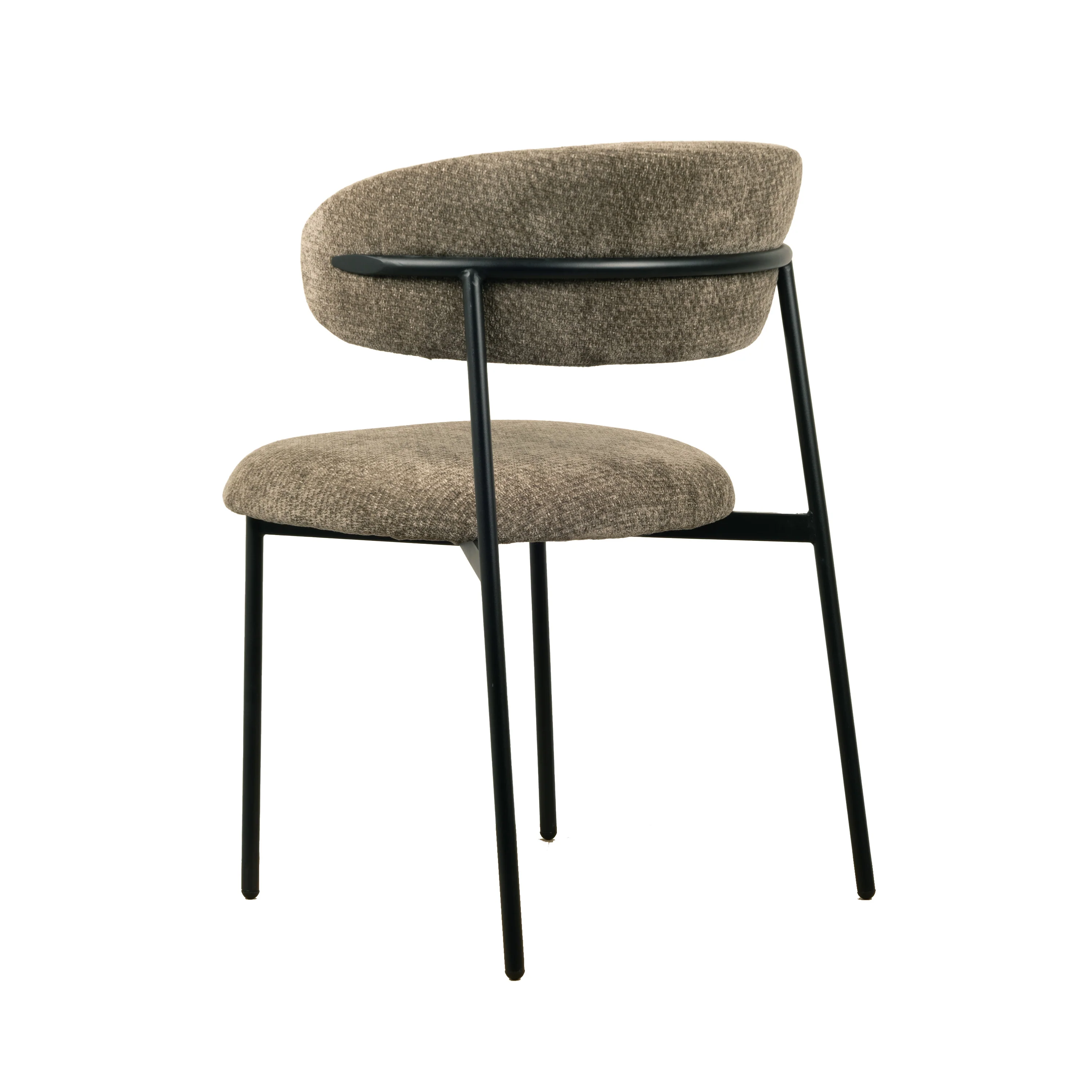 Kiara Eetkamerstoel - Khaki Chenille - Image 5