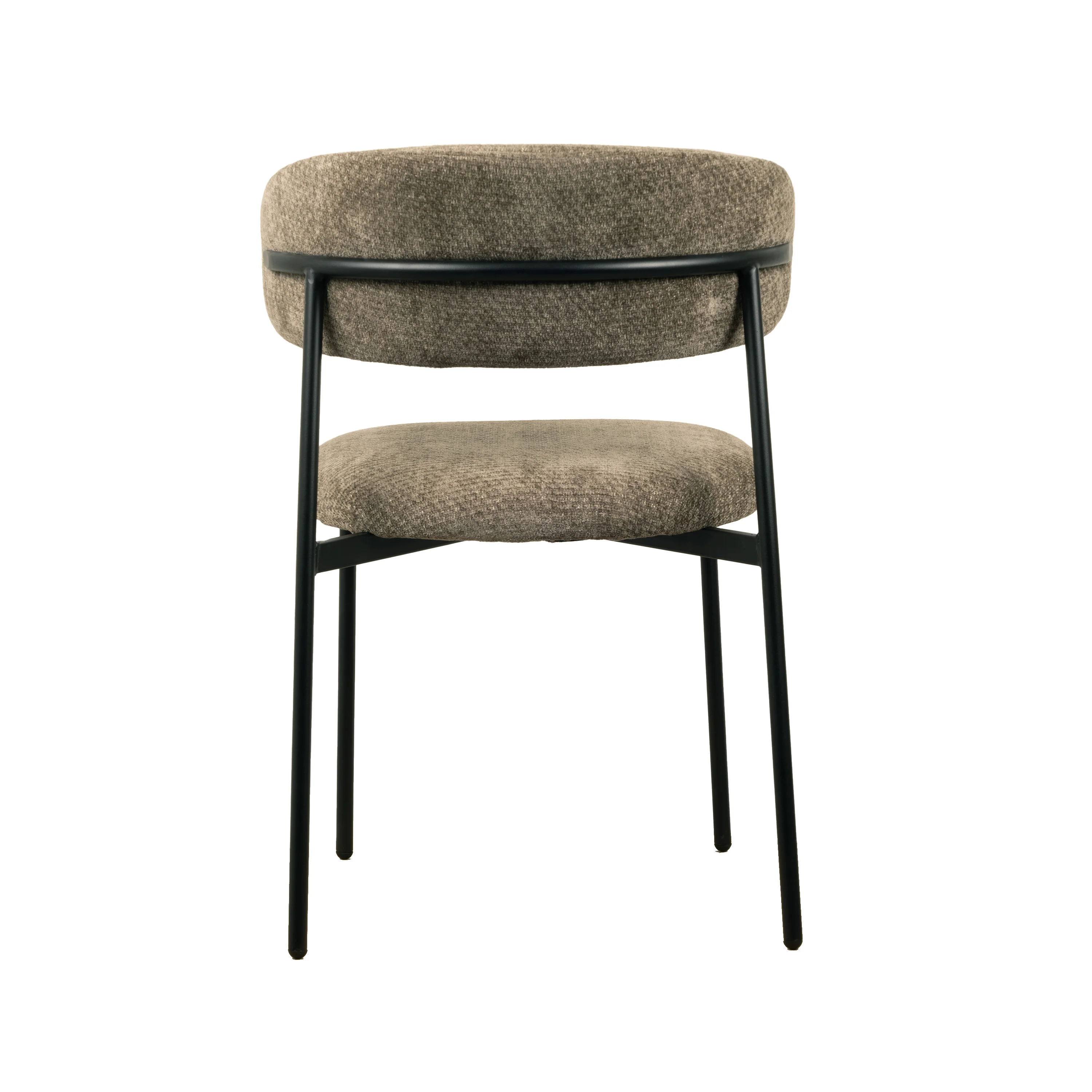 Kiara Eetkamerstoel - Khaki Chenille - Image 6
