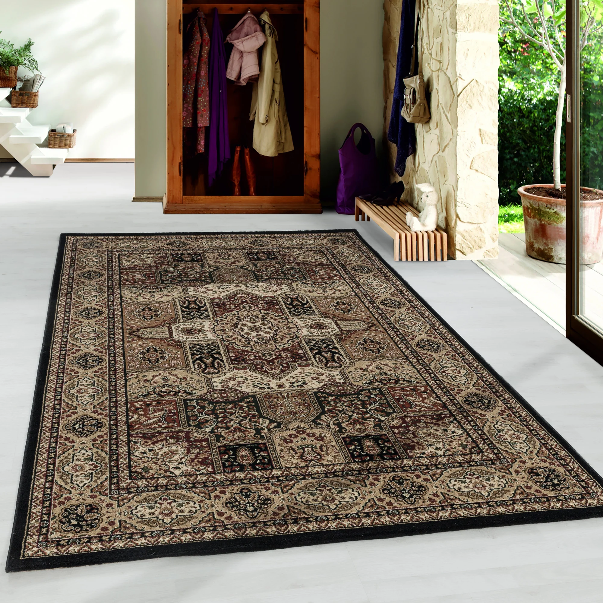 Klassiek Vloerkleed - Persian - Zwart 603 - Image 2