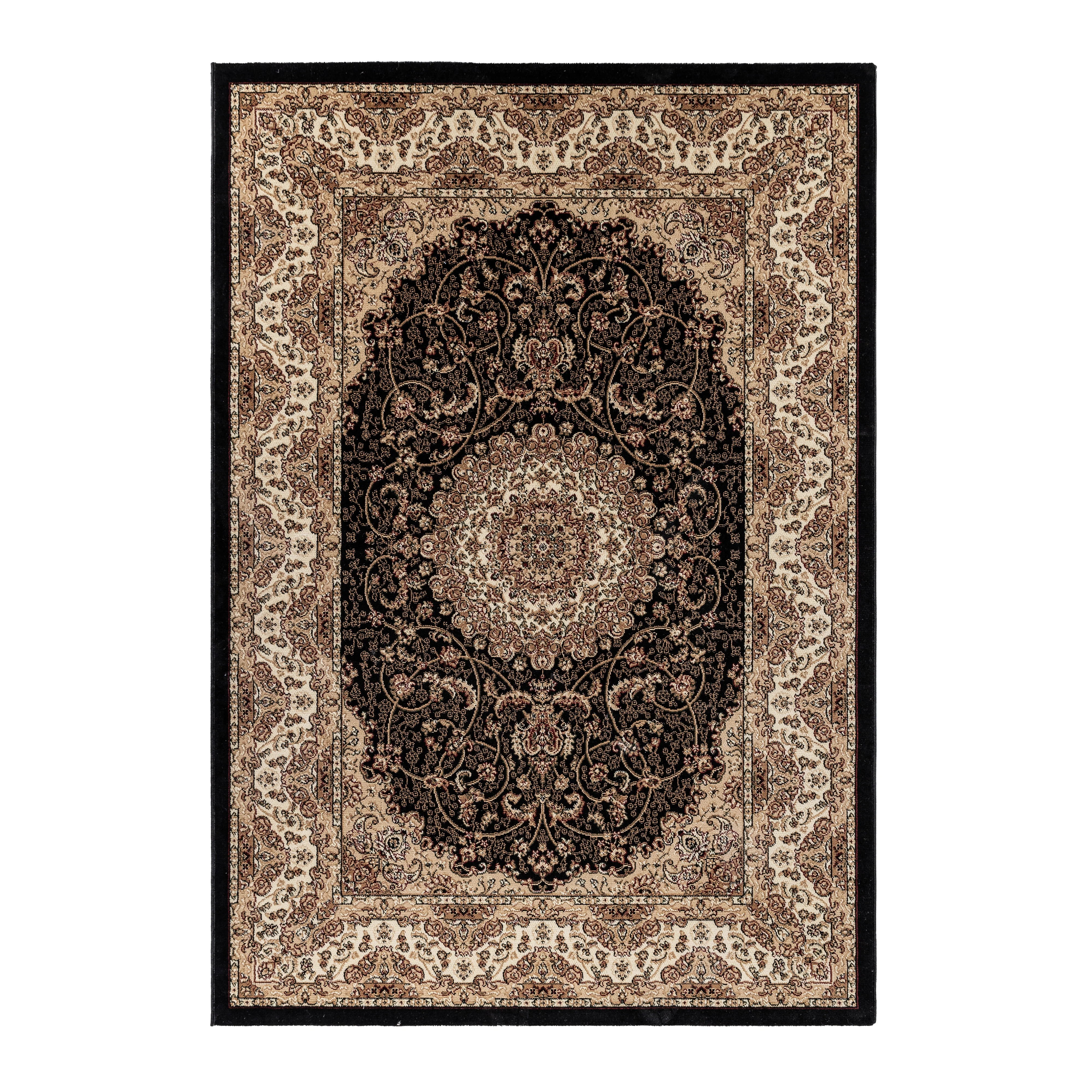 Klassiek Vloerkleed - Persian - Zwart 606