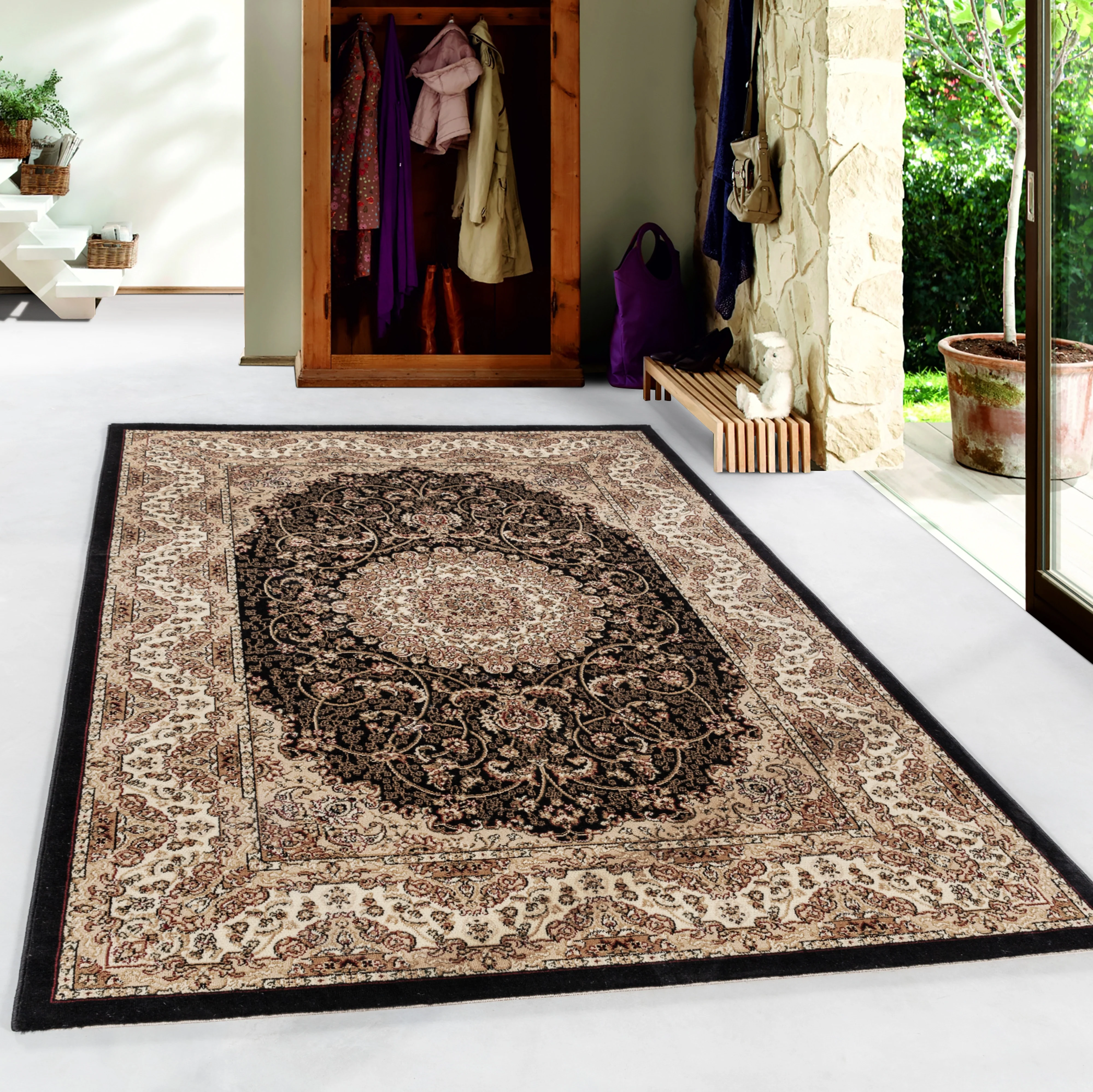 Klassiek Vloerkleed - Persian - Zwart 606 - Image 2