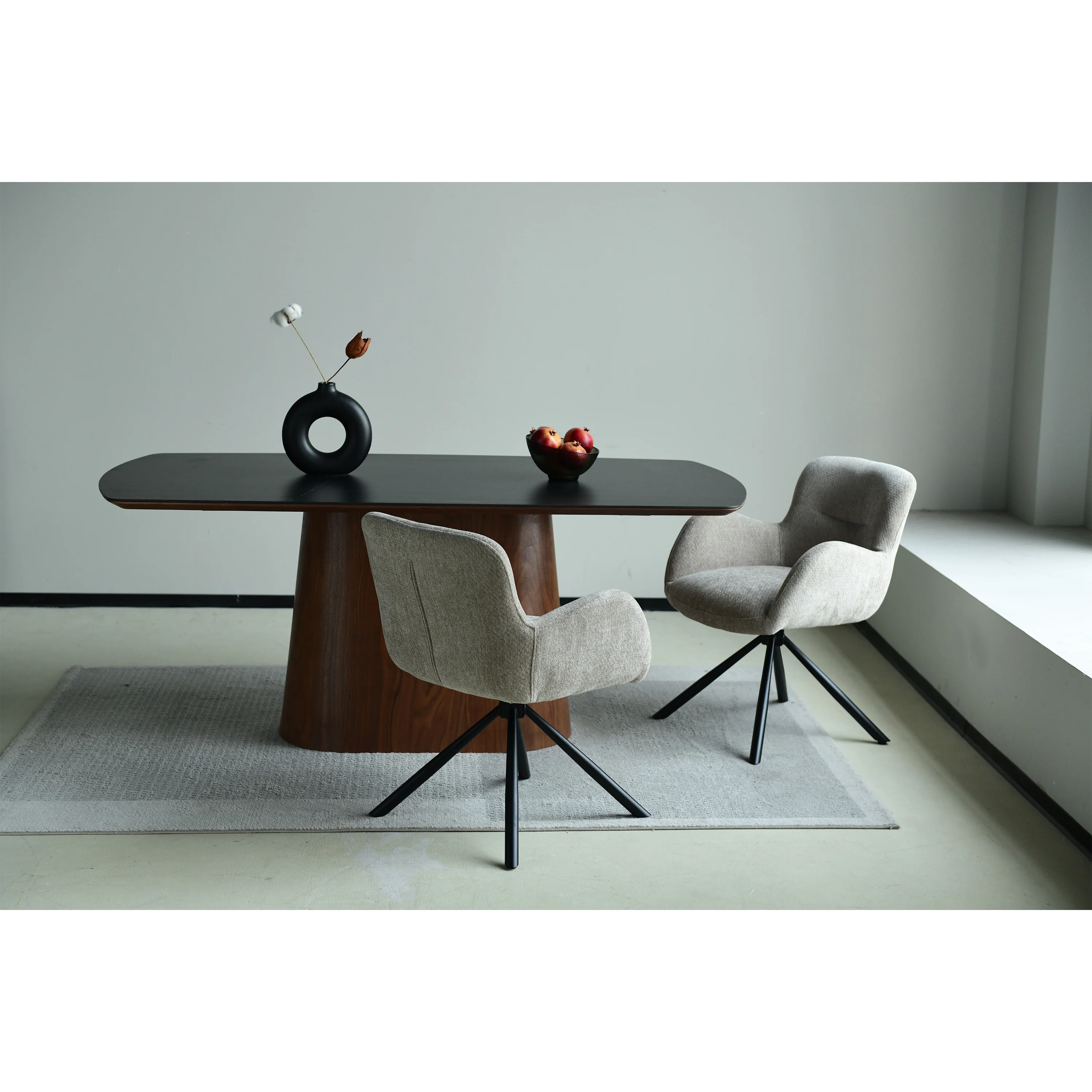 Leta Draaistoel - Beige - Chenille - Image 9