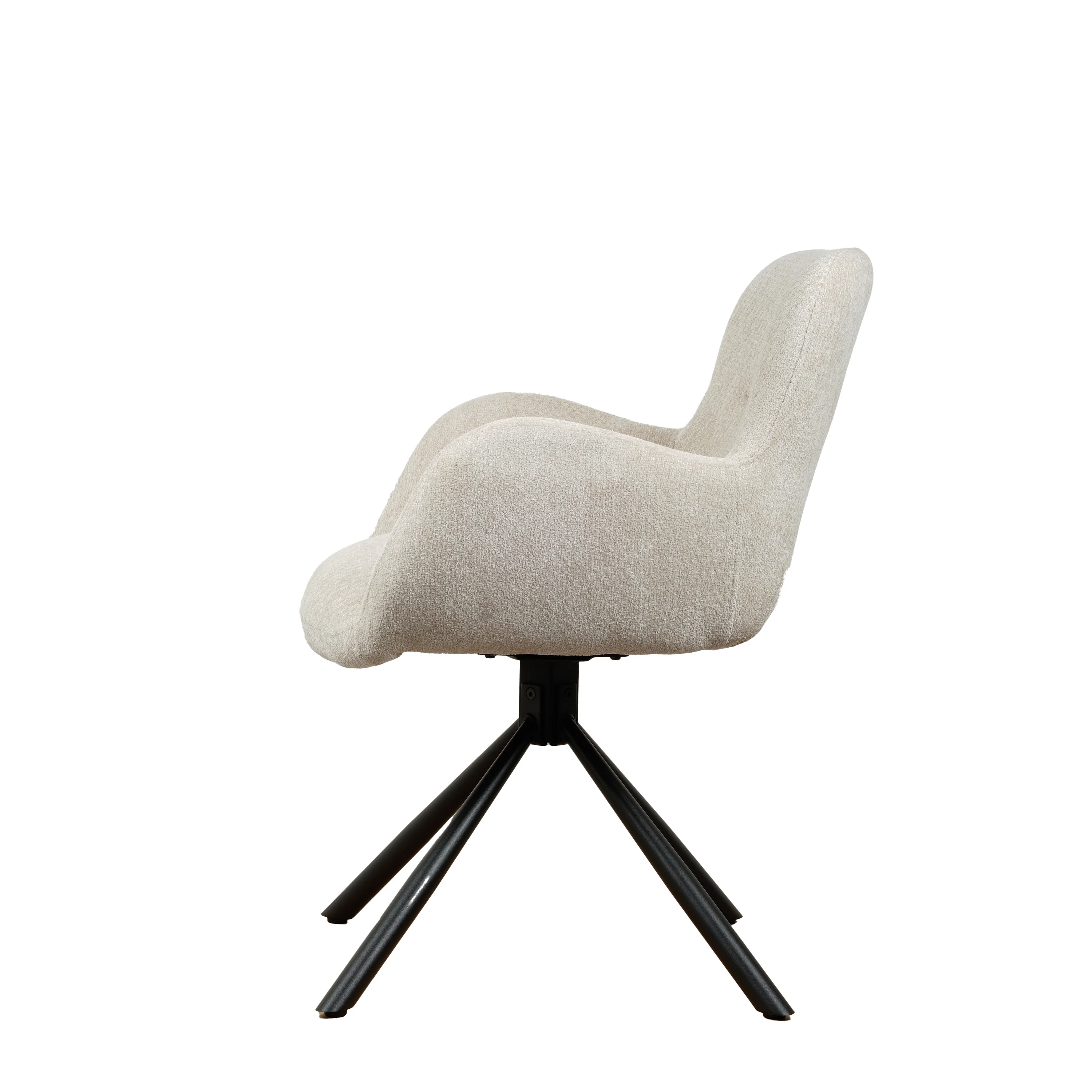 Leta Draaistoel - Ecru - Chenille - Image 4