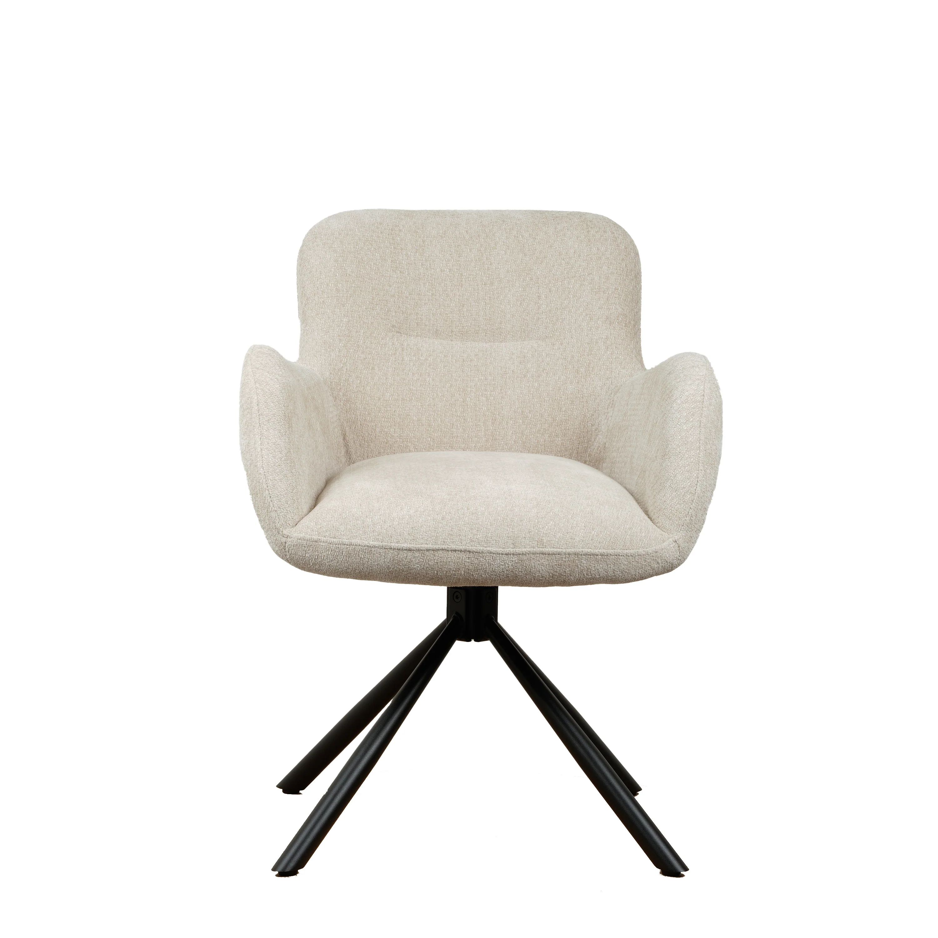 Leta Draaistoel - Ecru - Chenille - Image 7