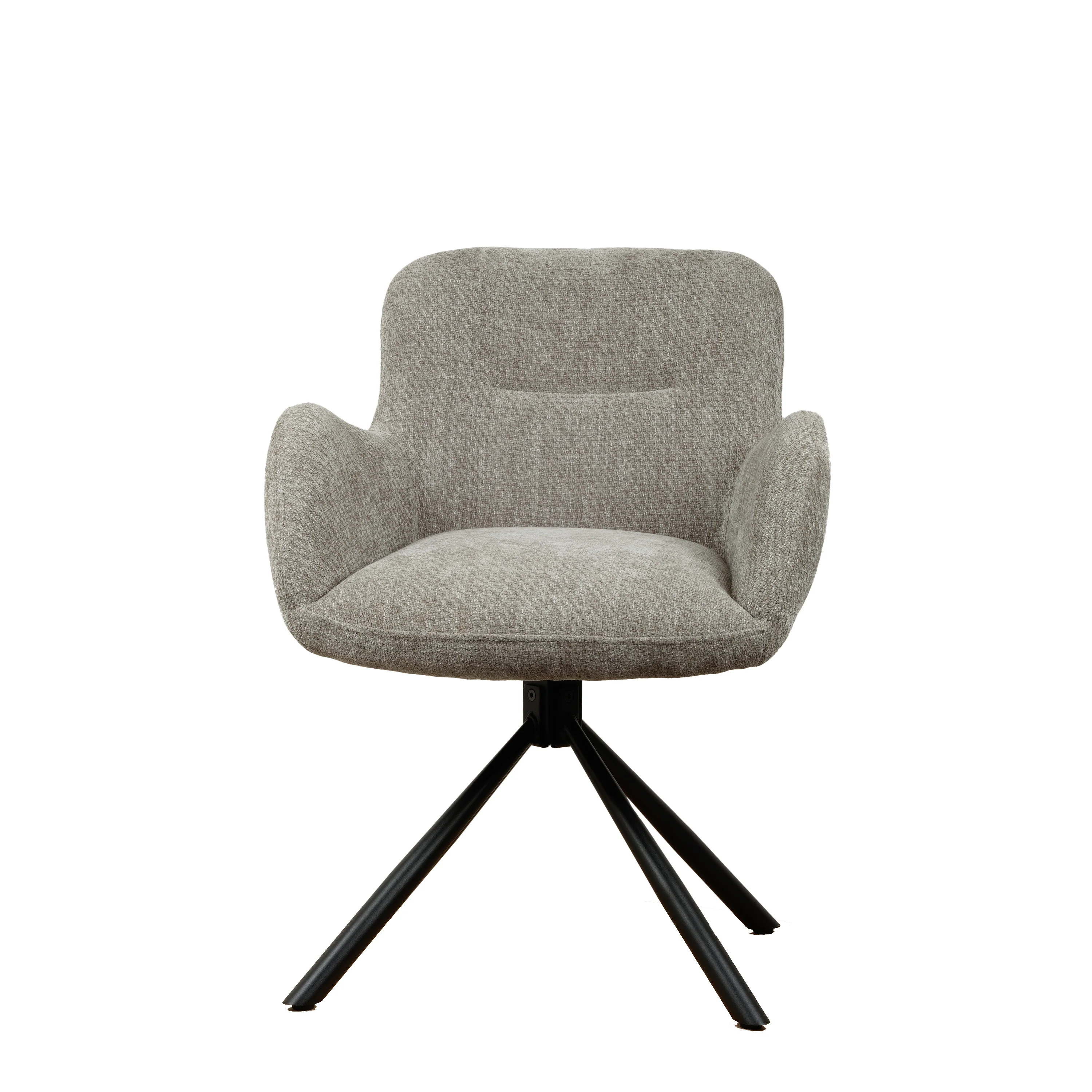 Leta Draaistoel - Grijs - Chenille - Image 4