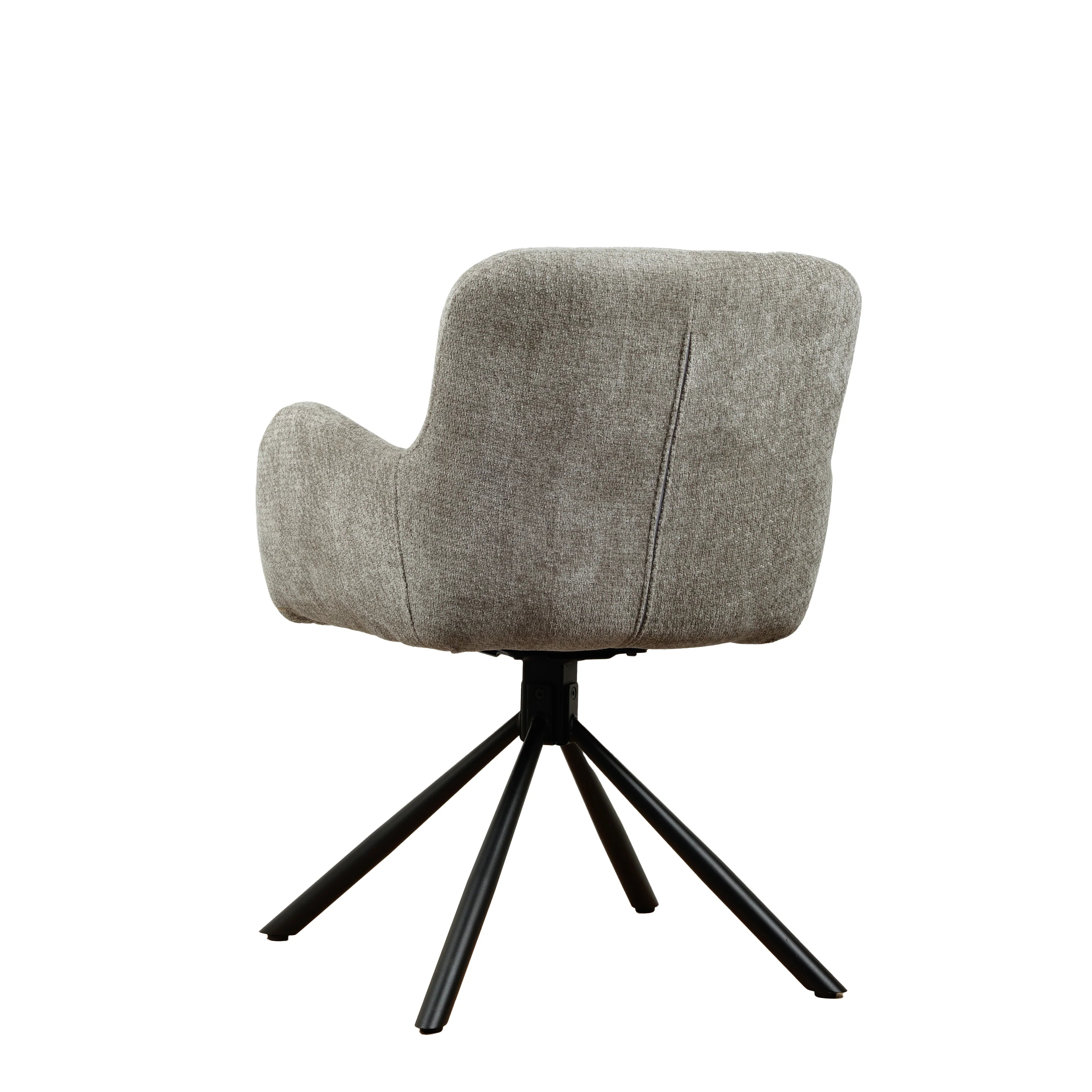 Leta Draaistoel - Grijs - Chenille - Image 6