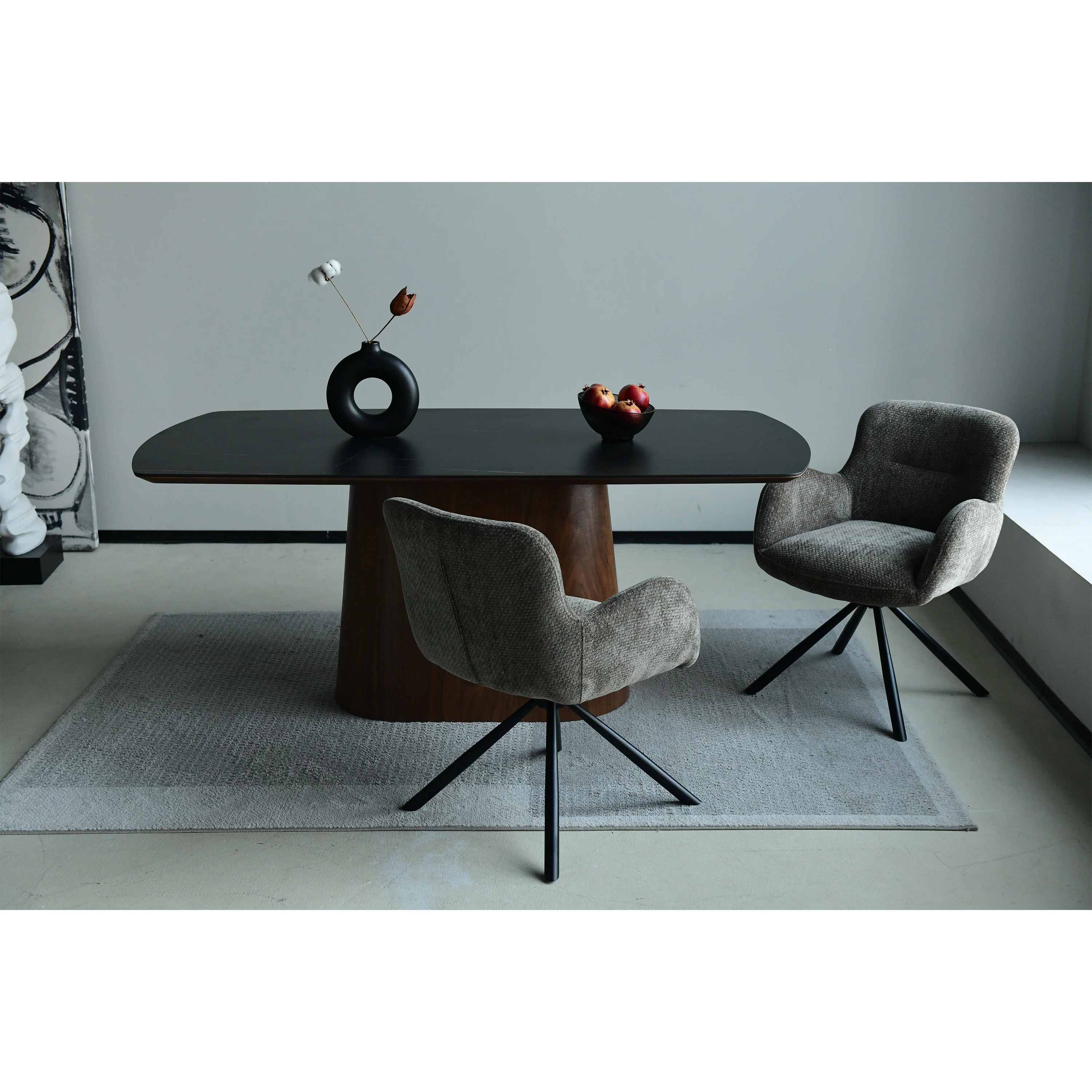 Leta Draaistoel - Khaki - Chenille - Image 9
