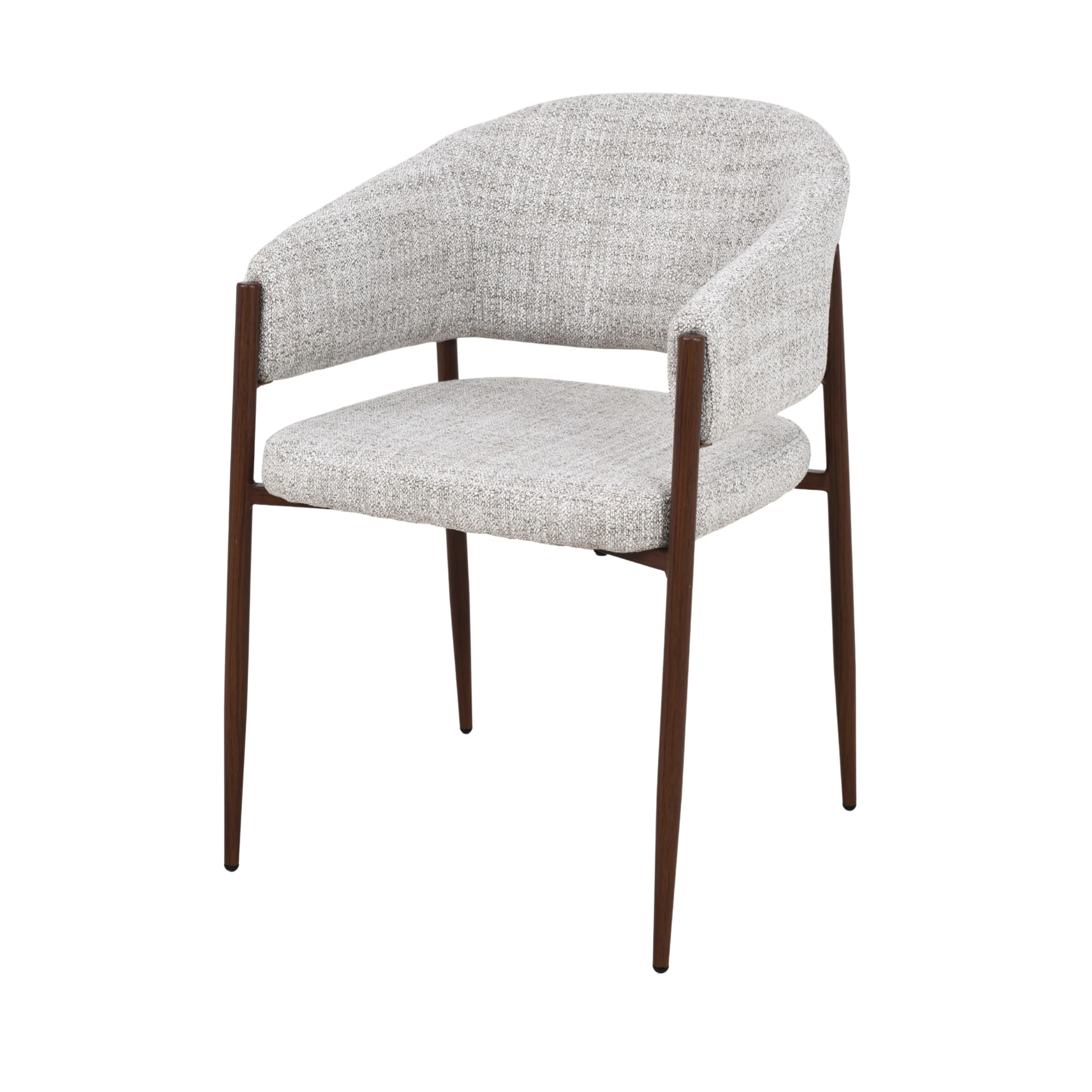Luna Eetkamerstoel - Beige Walnoot