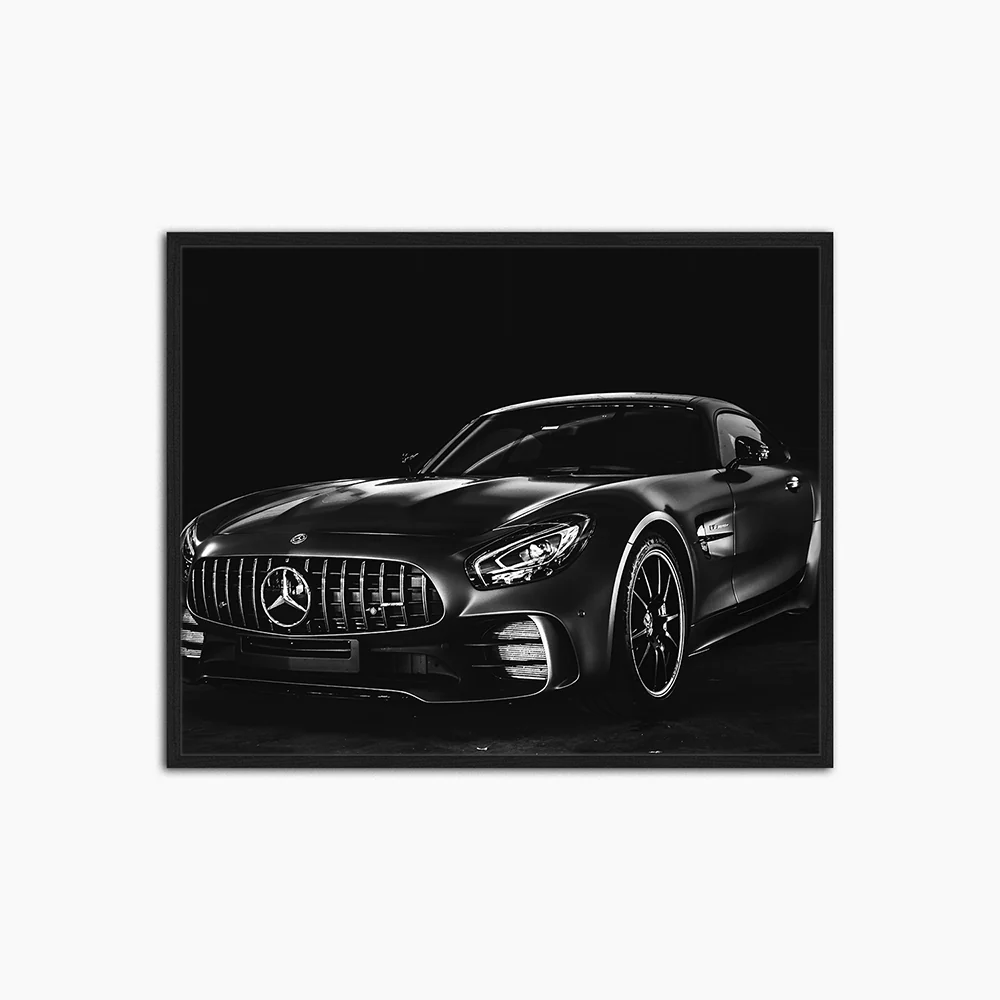 Mercedes-AMG GT-R - Print Muurdecoratie