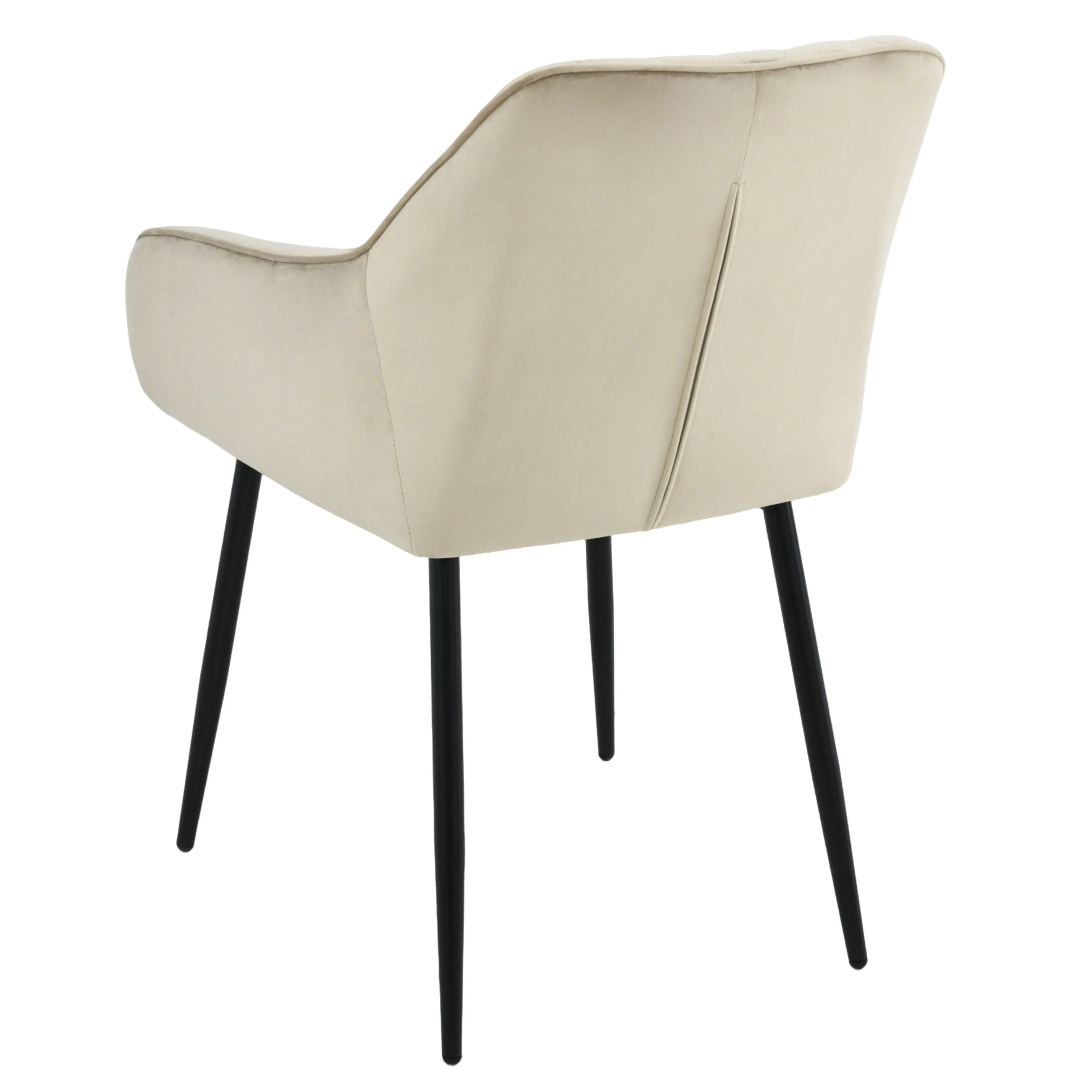 Mila Eetkamerstoel - Beige - Velvet - Image 10