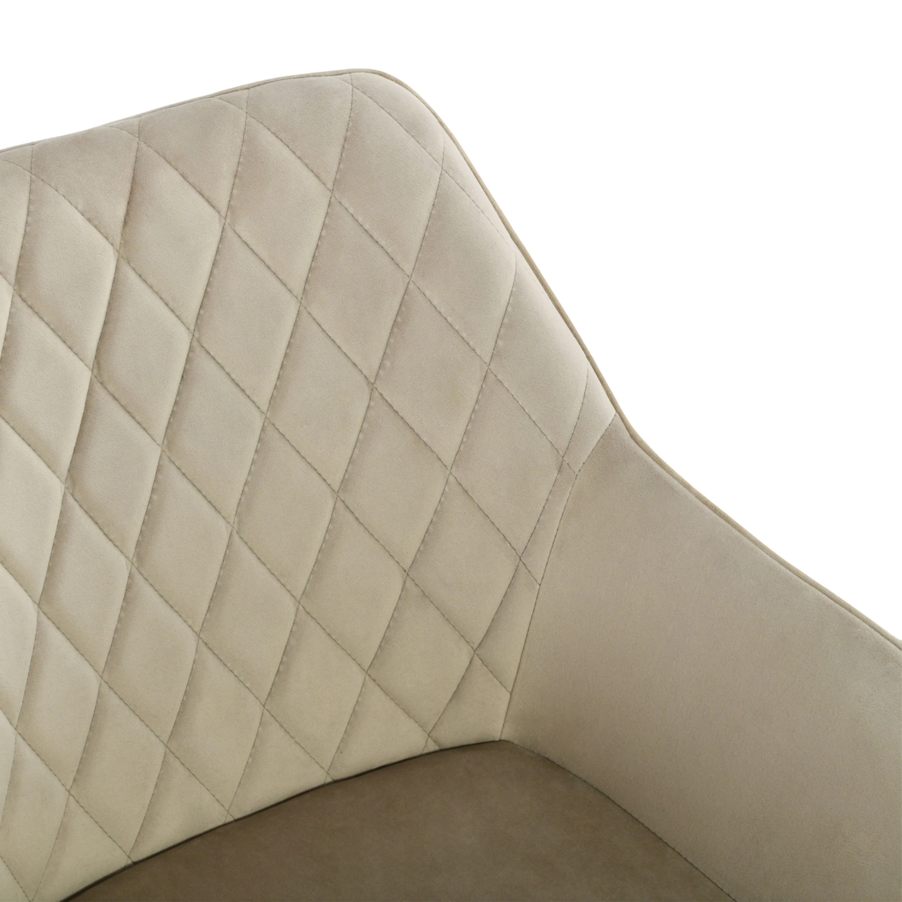 Mila Eetkamerstoel - Beige - Velvet - Image 5
