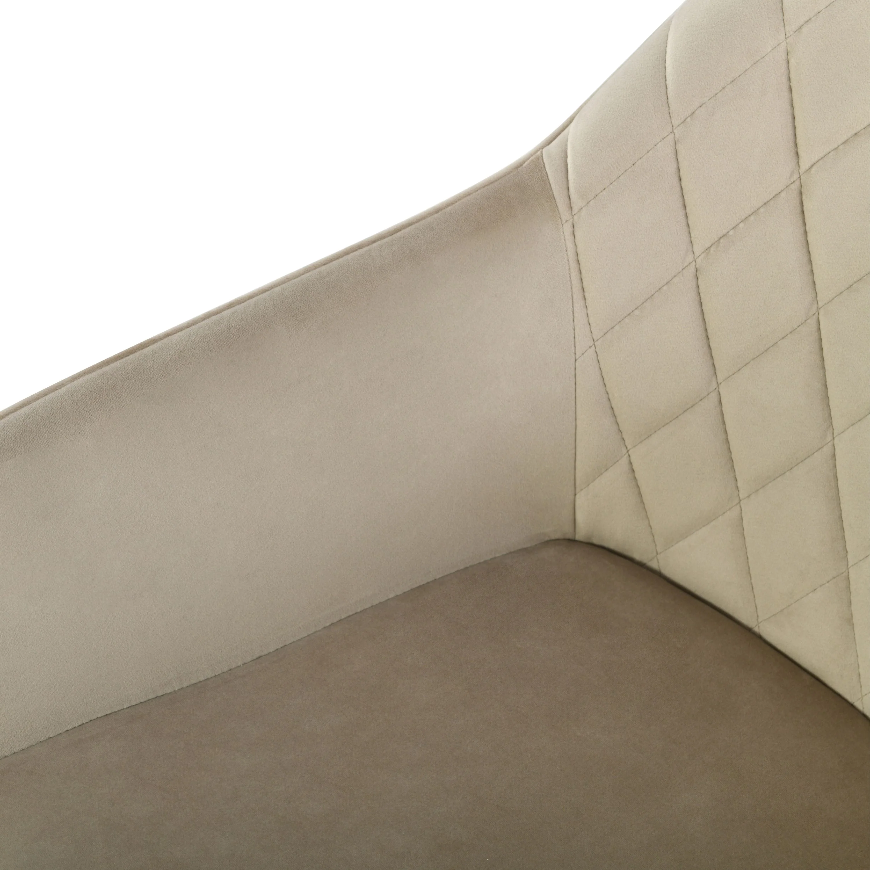 Mila Eetkamerstoel - Beige - Velvet - Image 9