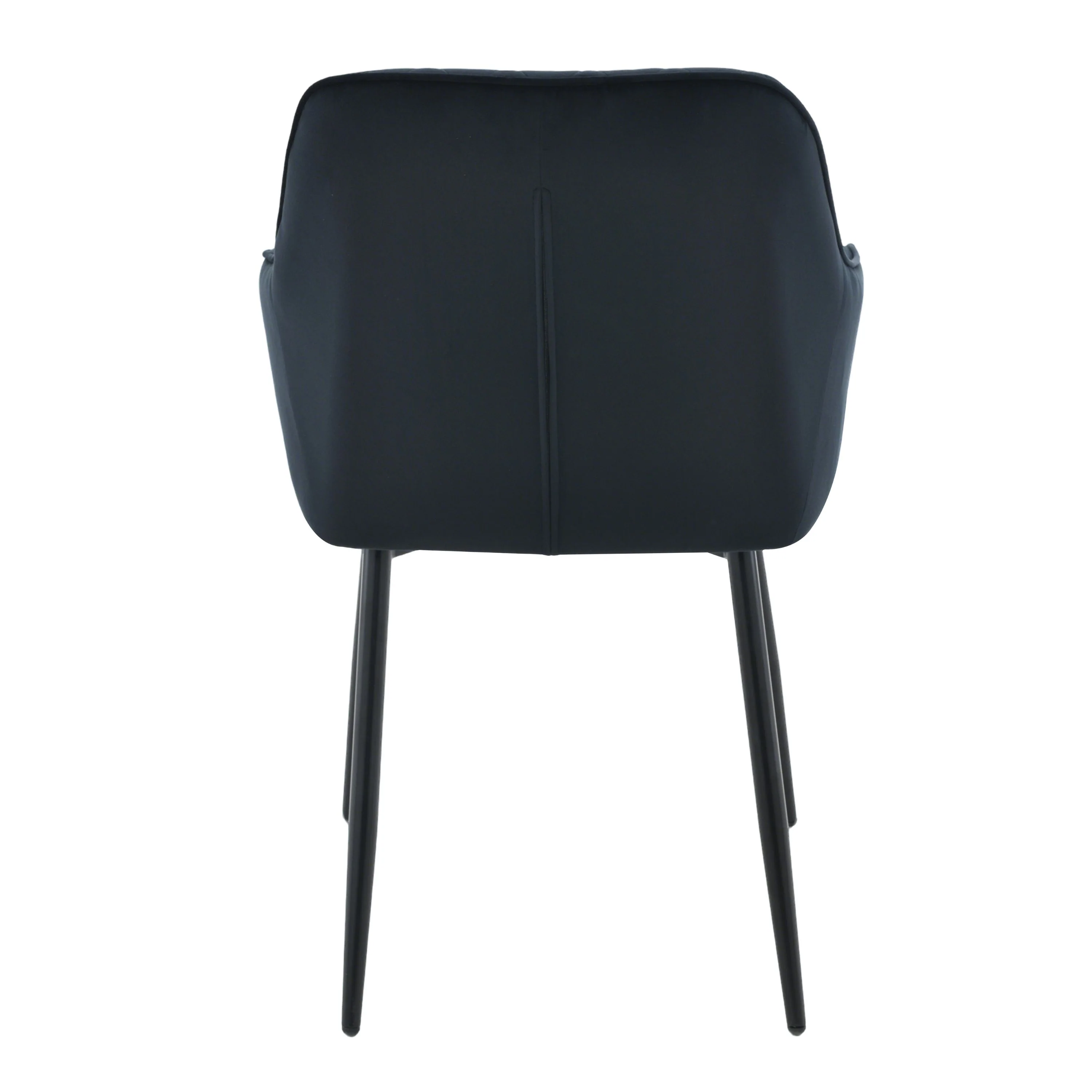 Mila Eetkamerstoel - Zwart - Velours - Image 10