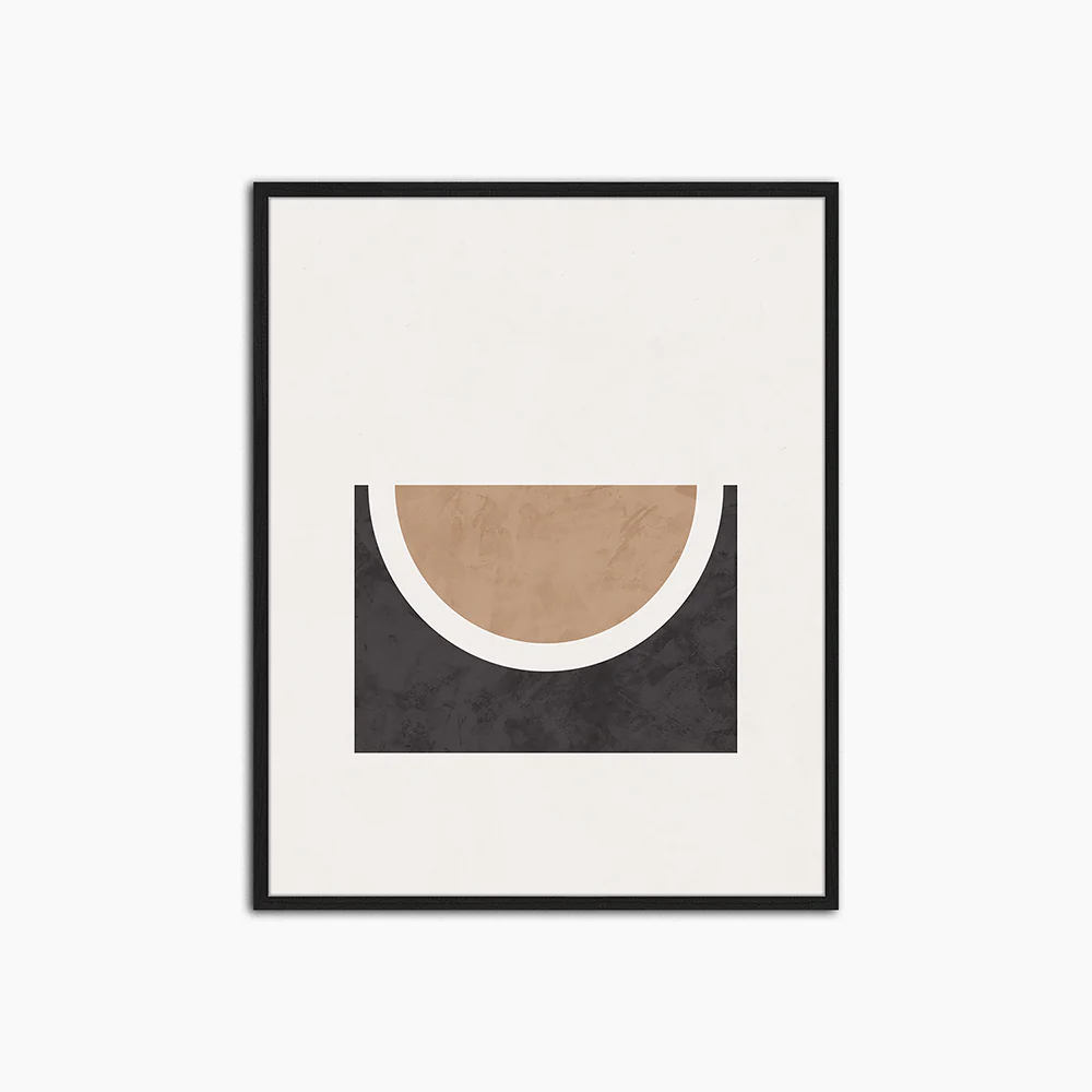 Organic Abstract Composition - Print Muurdecoratie