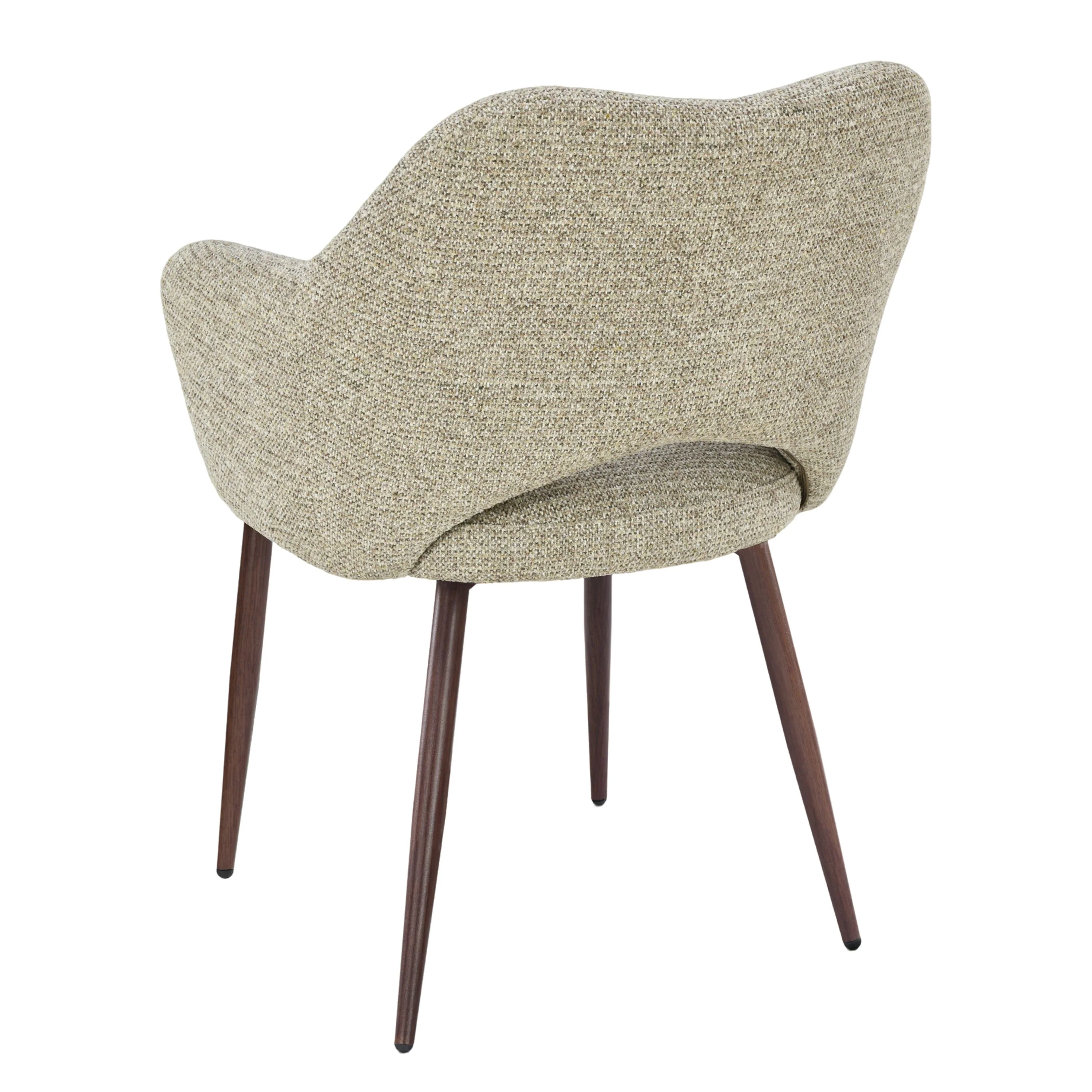 Robbie  Eetkamerstoel - Beige Walnoot - Image 4