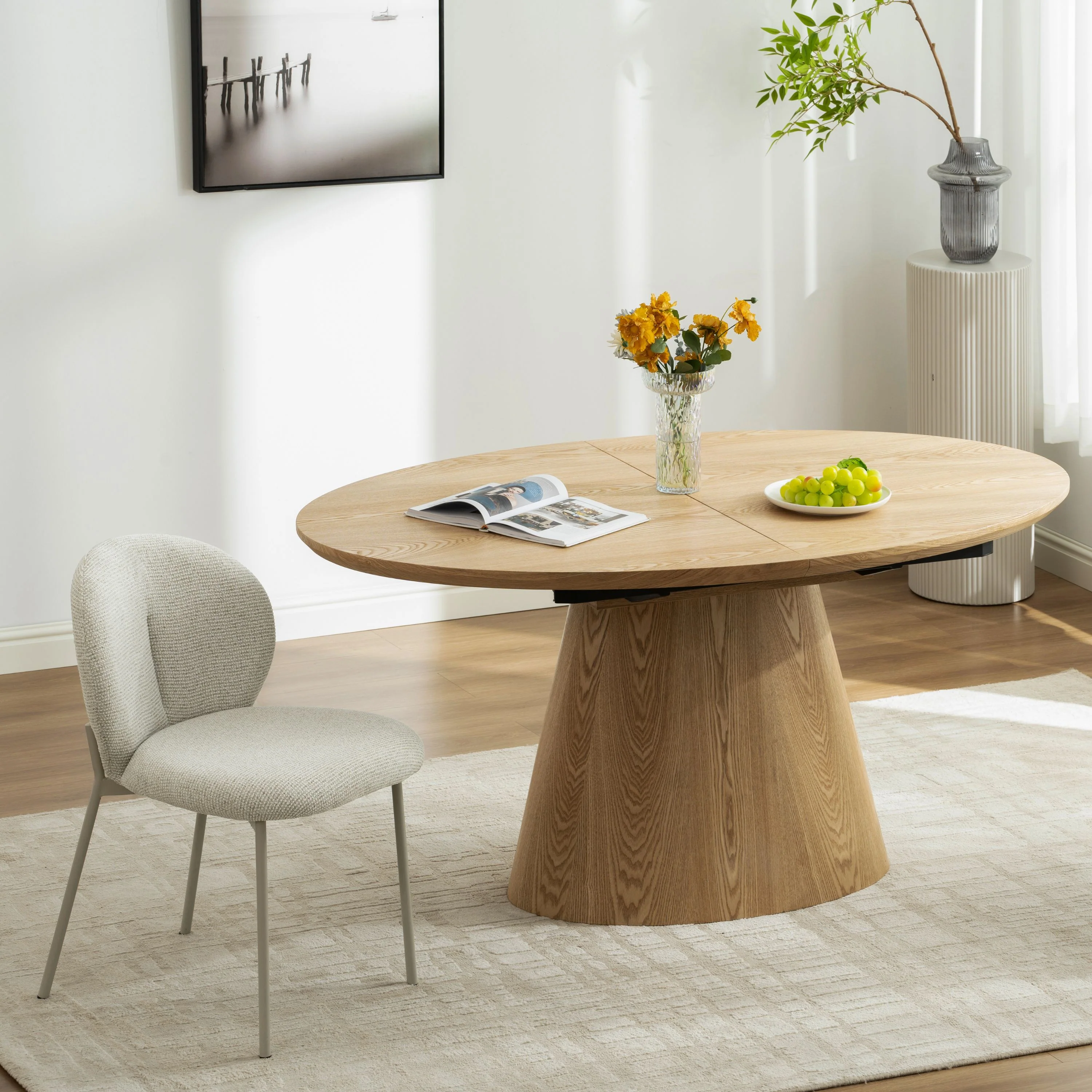 Ruby Eetkamerstoel - Beige Chenille - Image 10