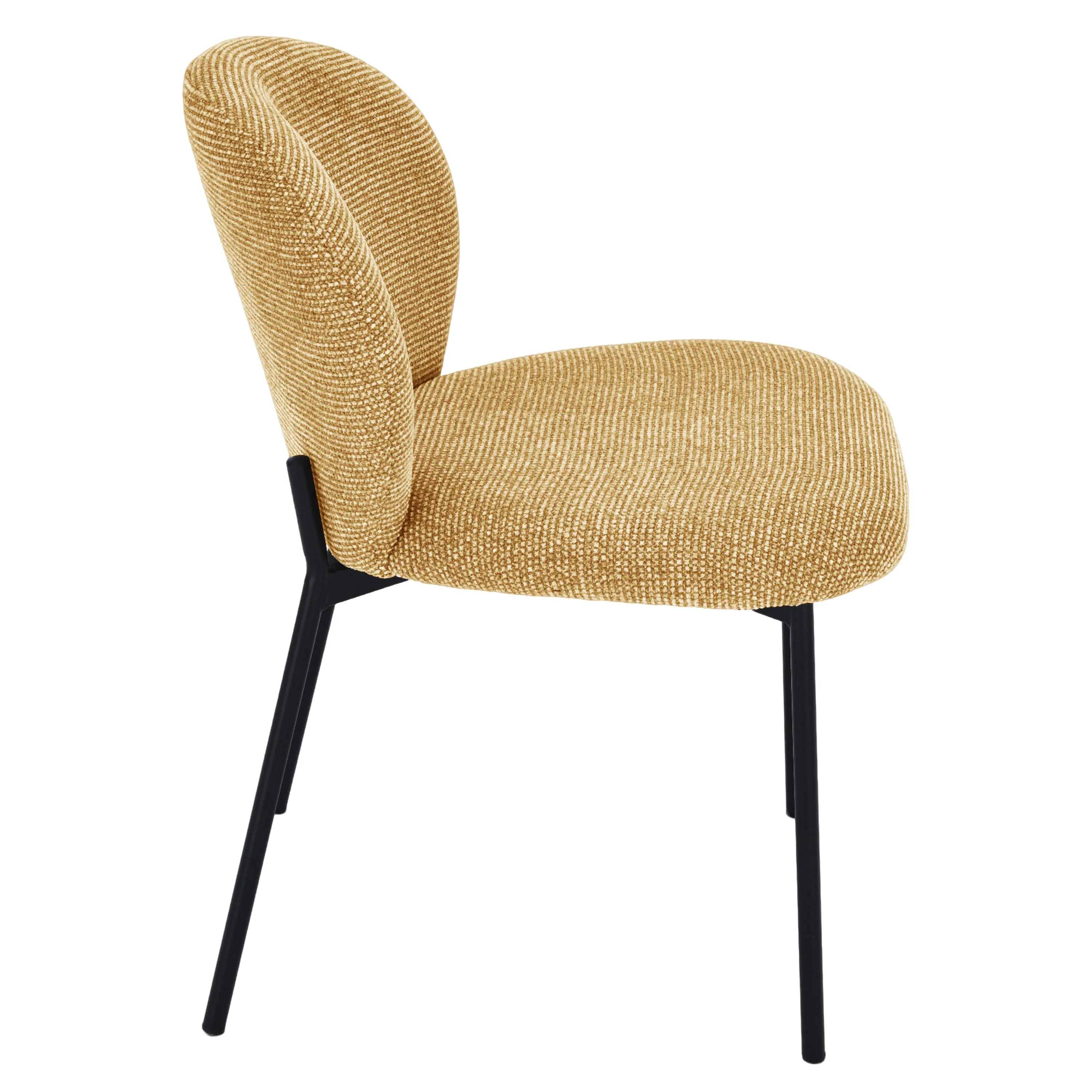 Ruby Eetkamerstoel - Geel Chenille - Image 4