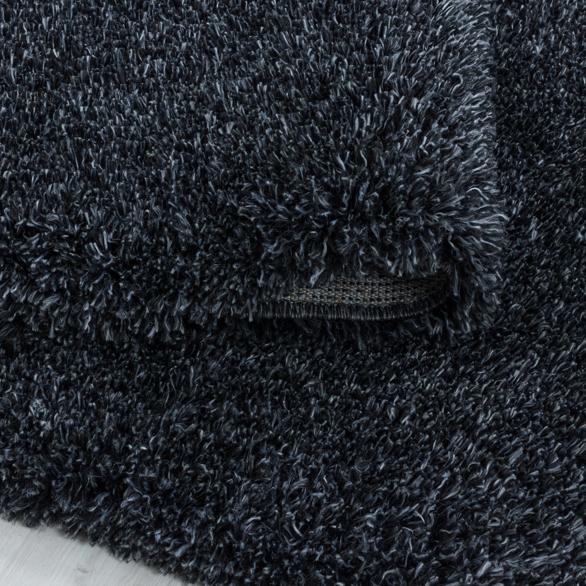 Hoogpolig Vloerkleed - Fuzzy - Anthraciet - Image 7
