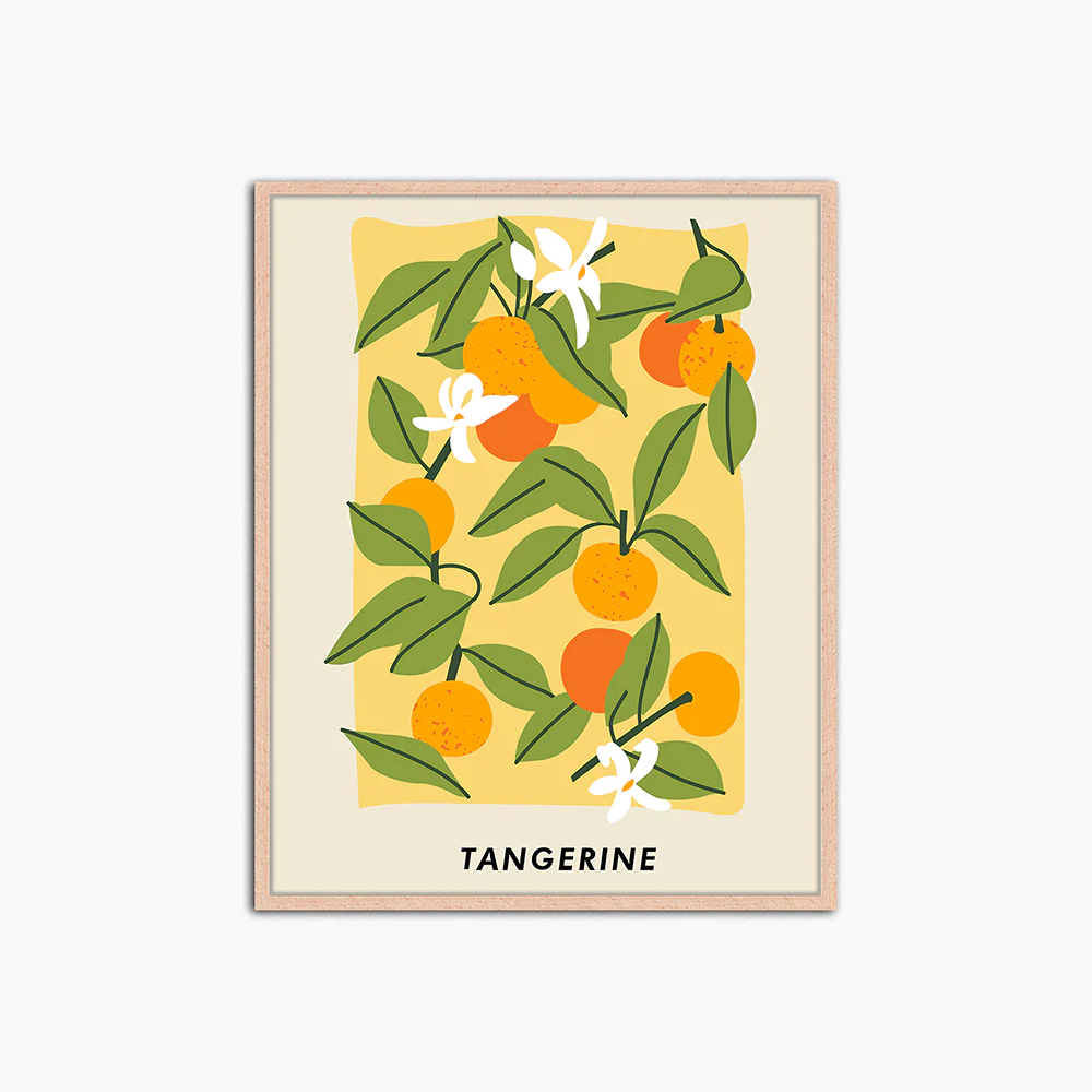 Tangerine - Print Muurdecoratie