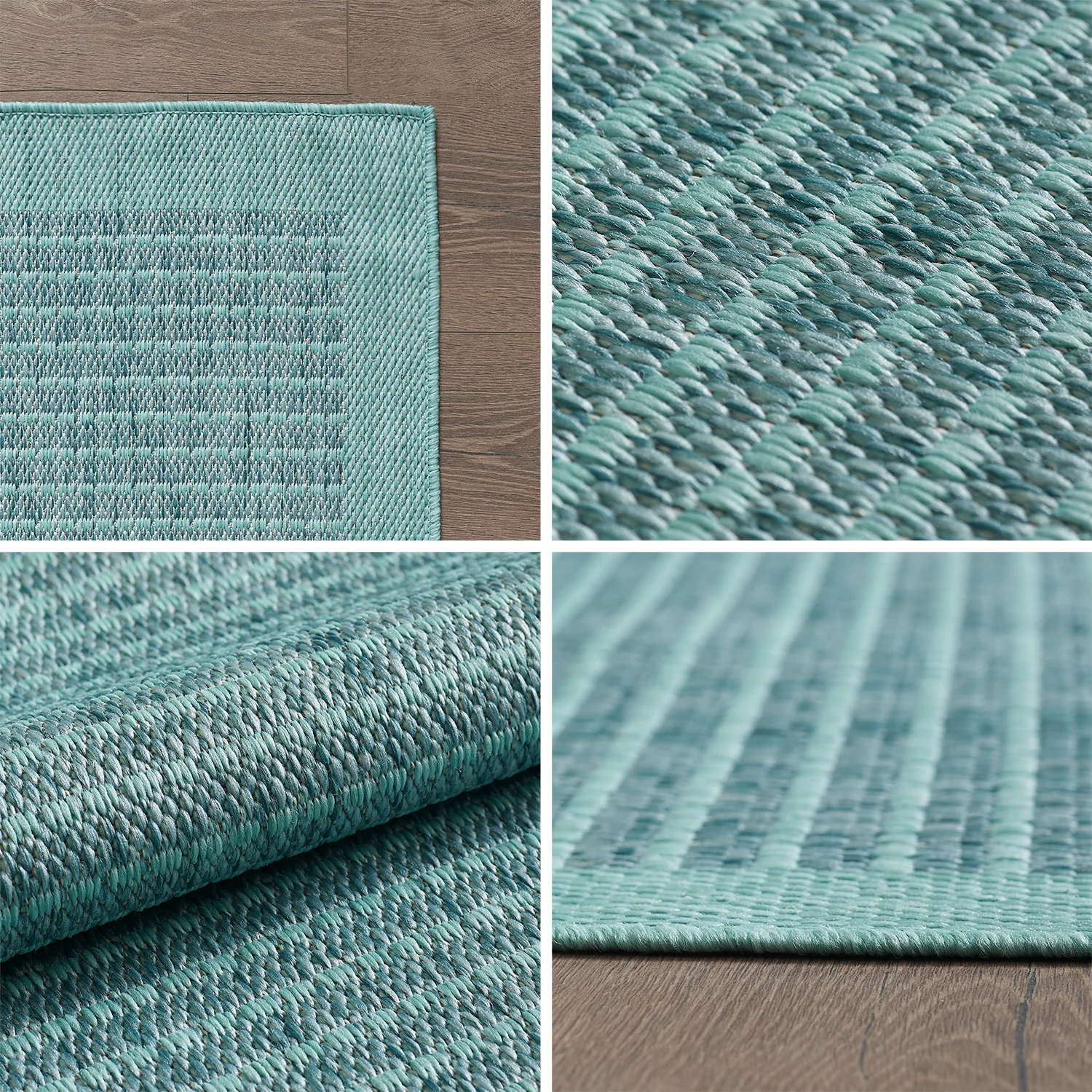 Vloerkleed voor Buiten - Nolan - Blauw - Image 5