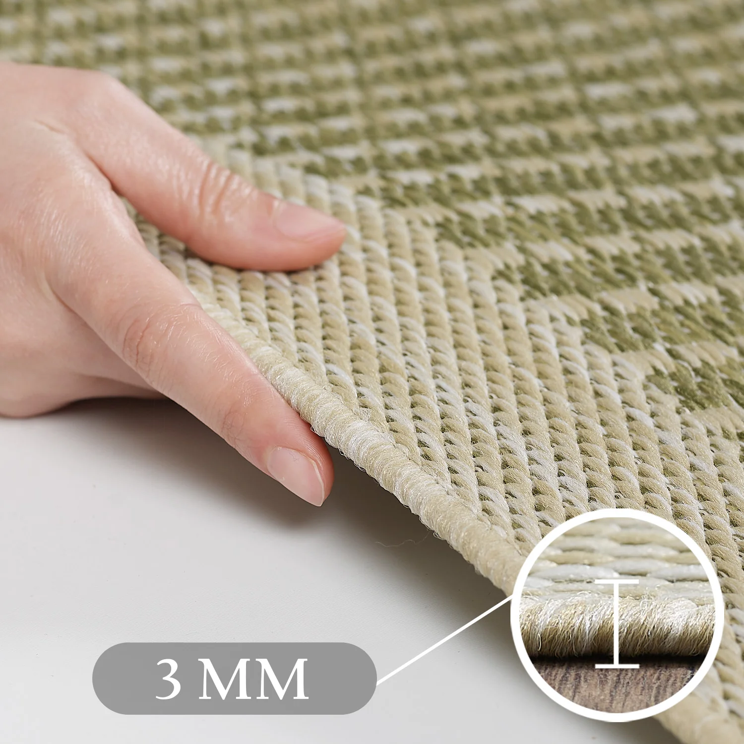 Vloerkleed voor Buiten - Nolan - Groen - Image 6